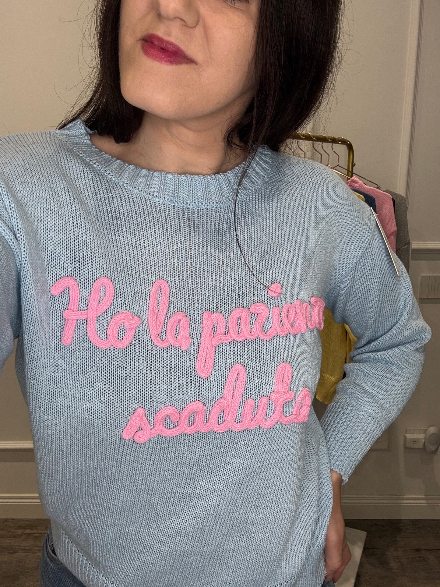 Maglioncino “Ho la pazienza scaduta”
