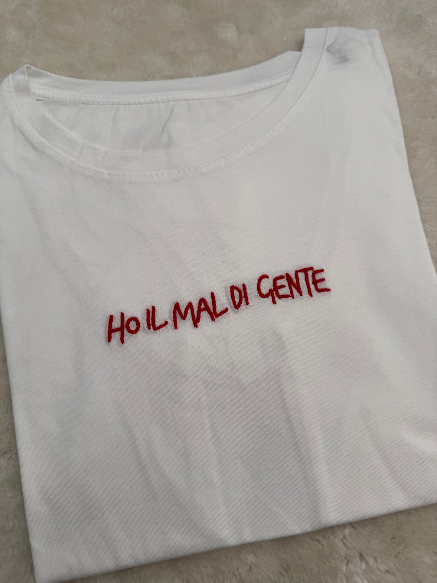 T-Shirt “Ho mal di gente”