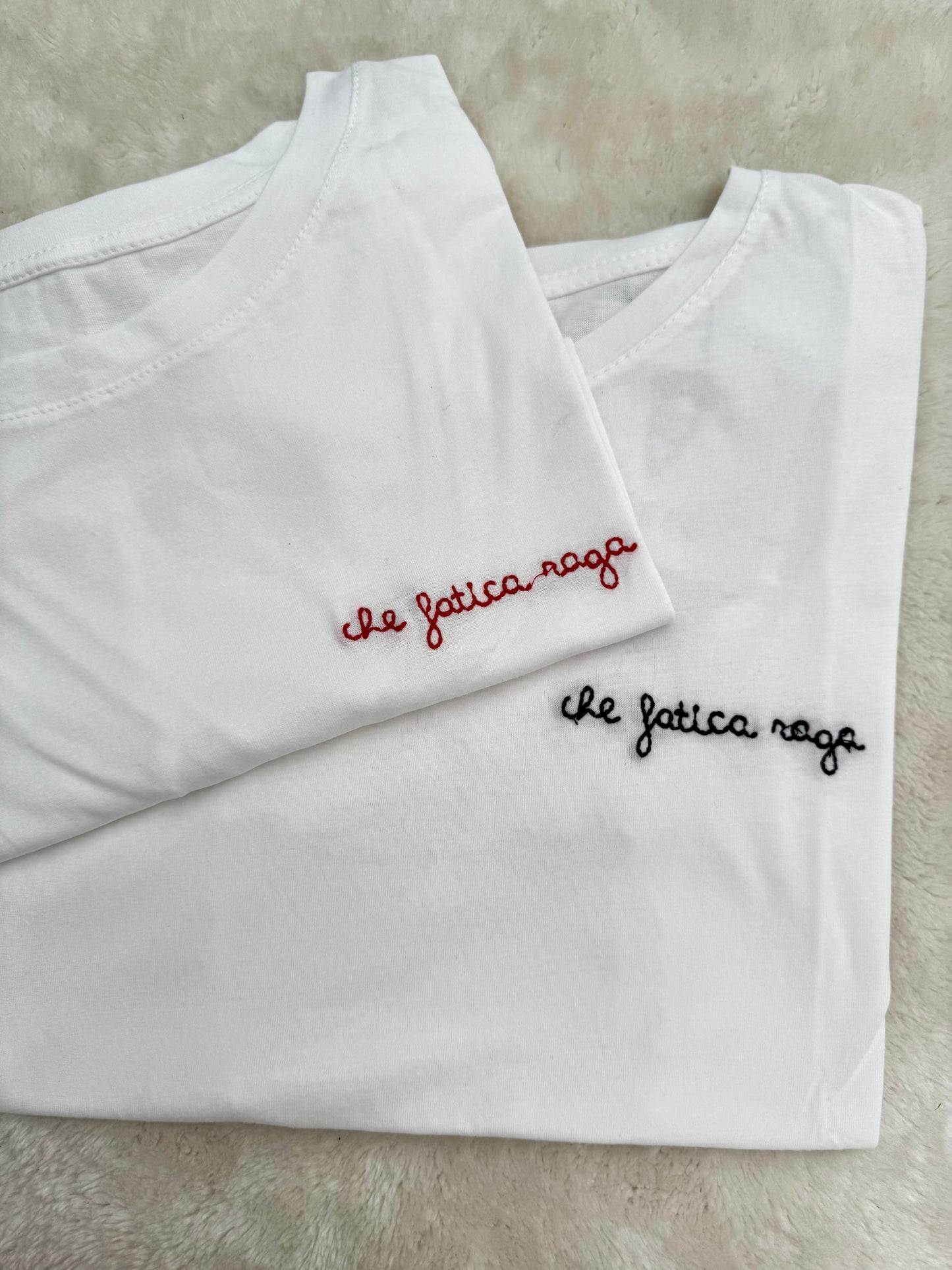 T-Shirt “che fatica raga”