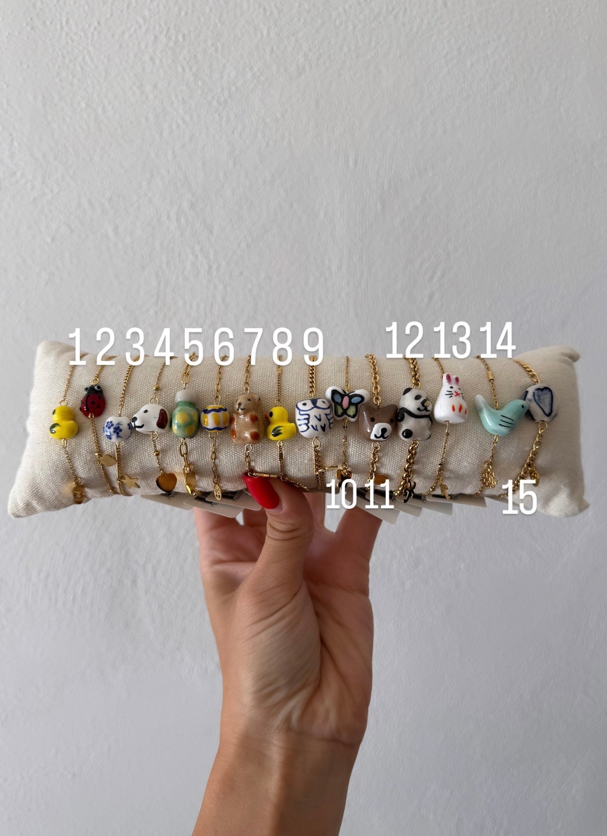 Bracciale Matilda ciondolo in ceramica