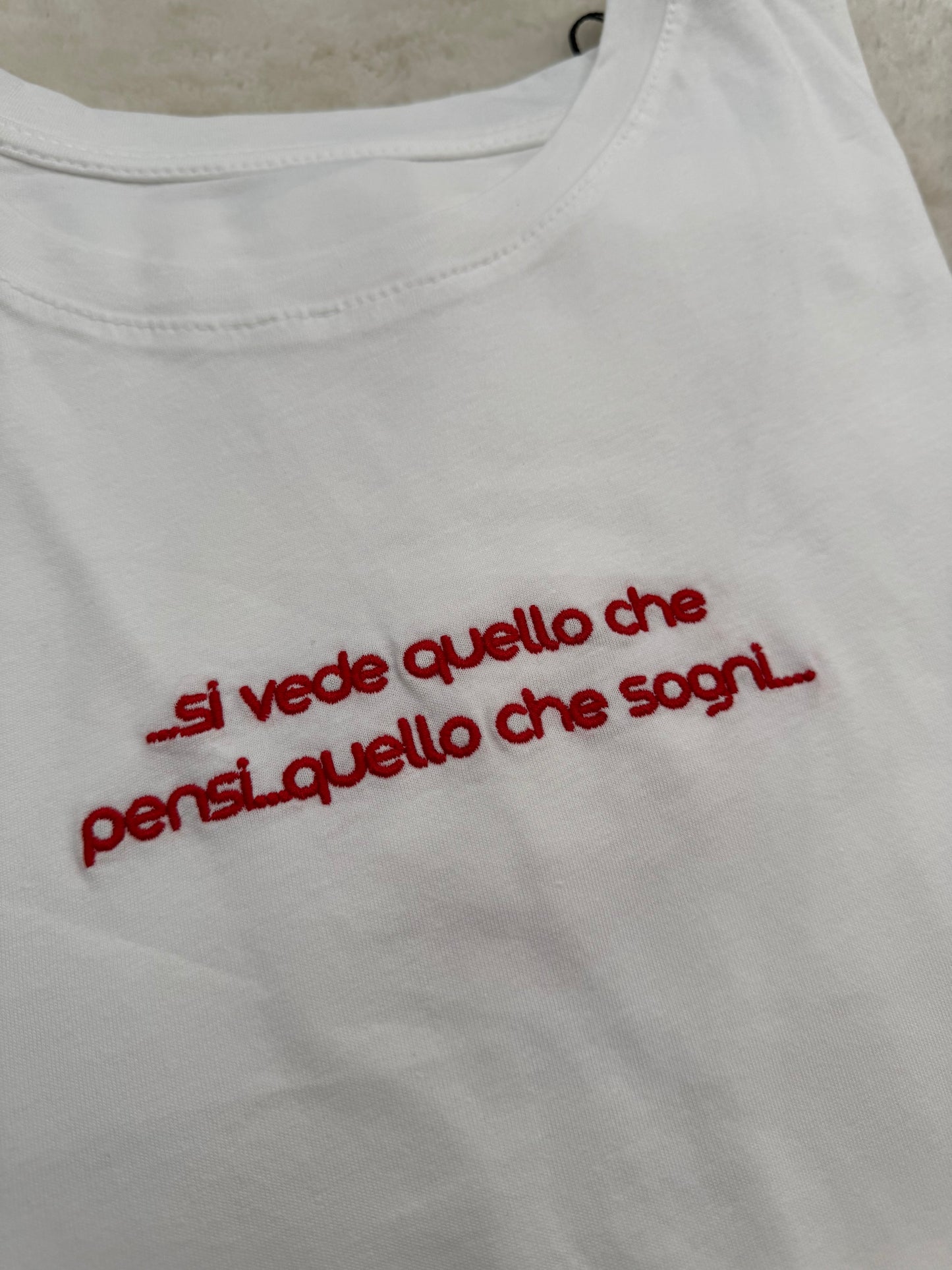 T-Shirt “Si vede quello che pensi.. quello che sogni”