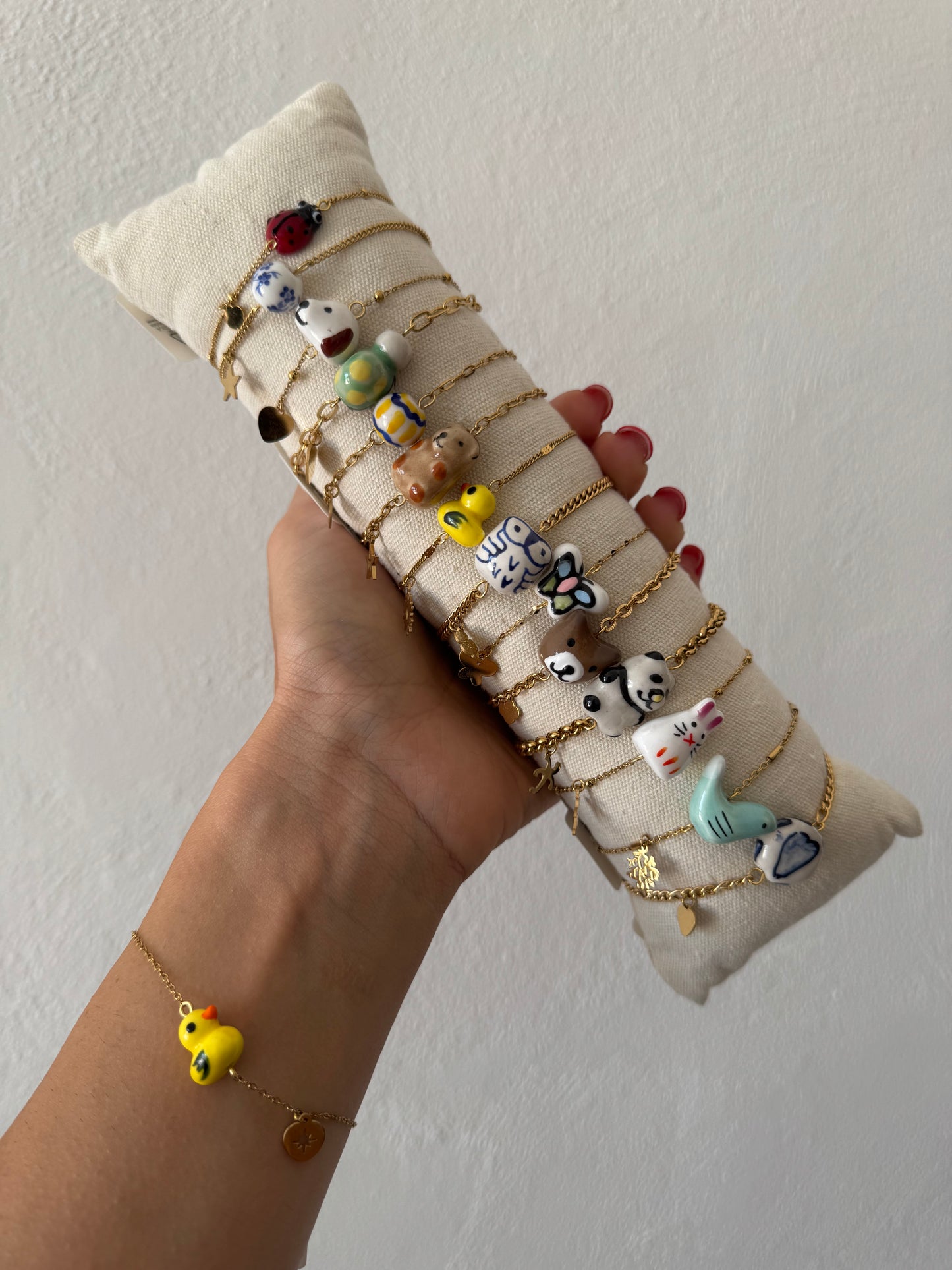 Bracciale Matilda ciondolo in ceramica