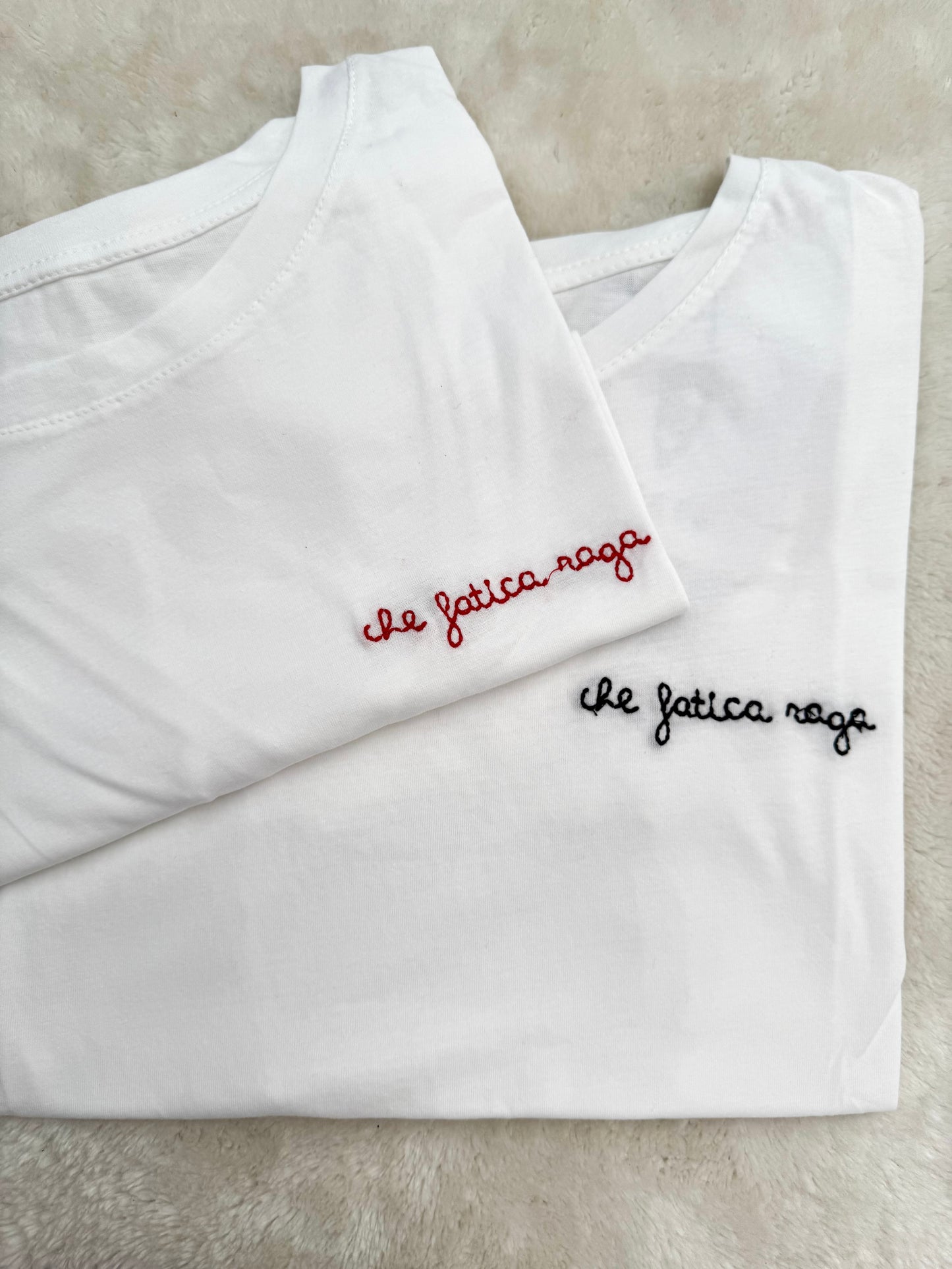 T-Shirt “che fatica raga”