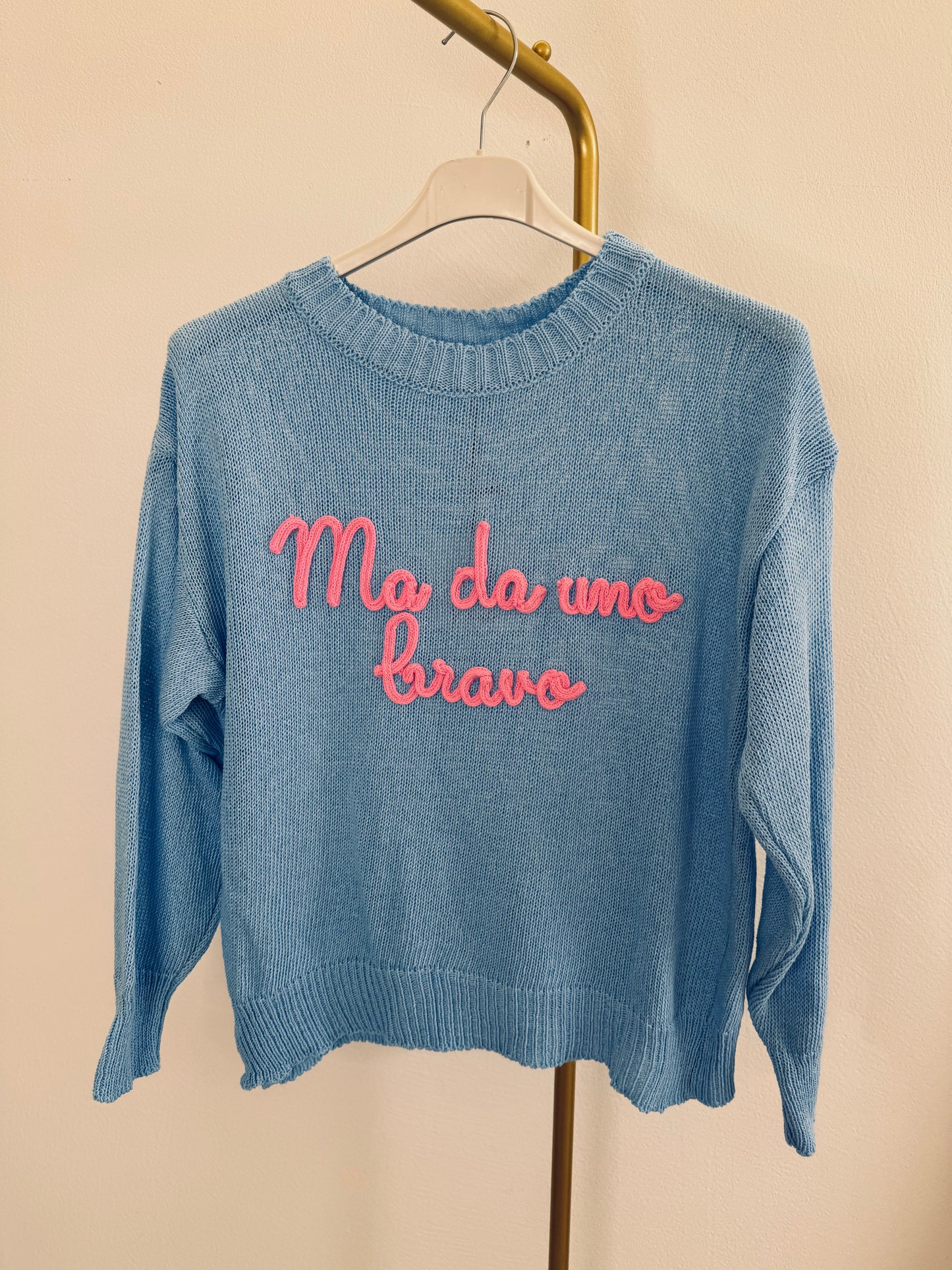 Maglioncino “Ma da uno bravo”