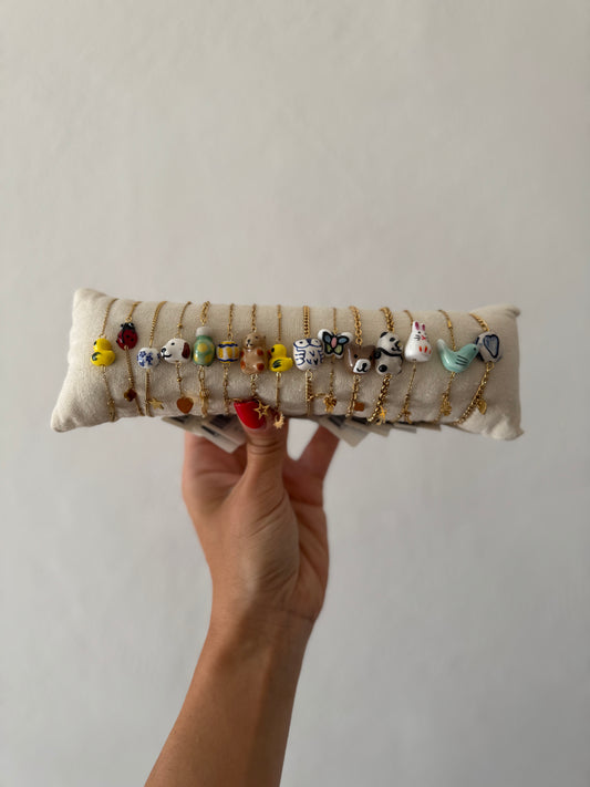 Bracciale Matilda ciondolo in ceramica