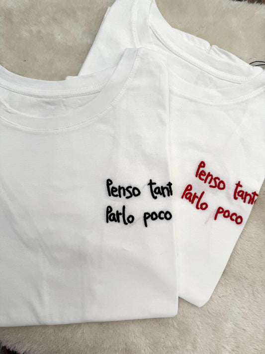 T-Shirt “penso tanto, parlo poco”