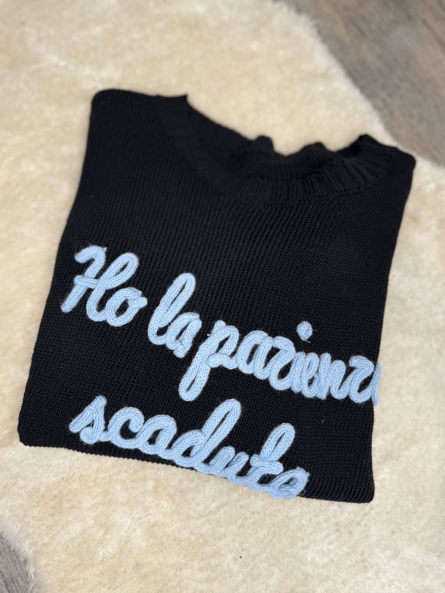 Maglioncino “Ho la pazienza scaduta”
