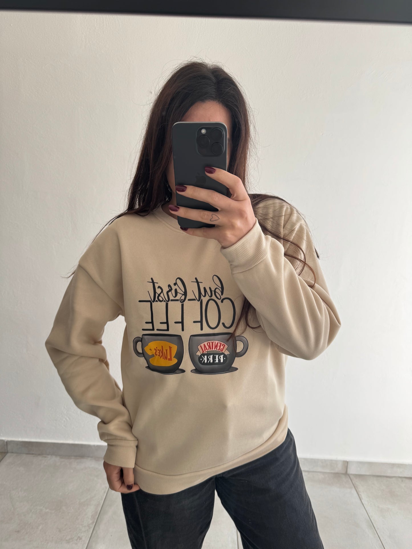 Felpa “But First, Coffee” Gilmore Girls x Friends Edition ☕