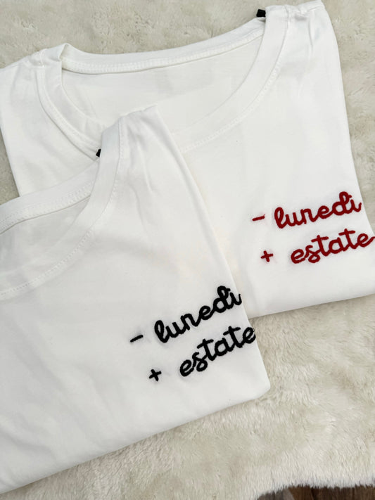 T-Shirt -Lunedì +Estate