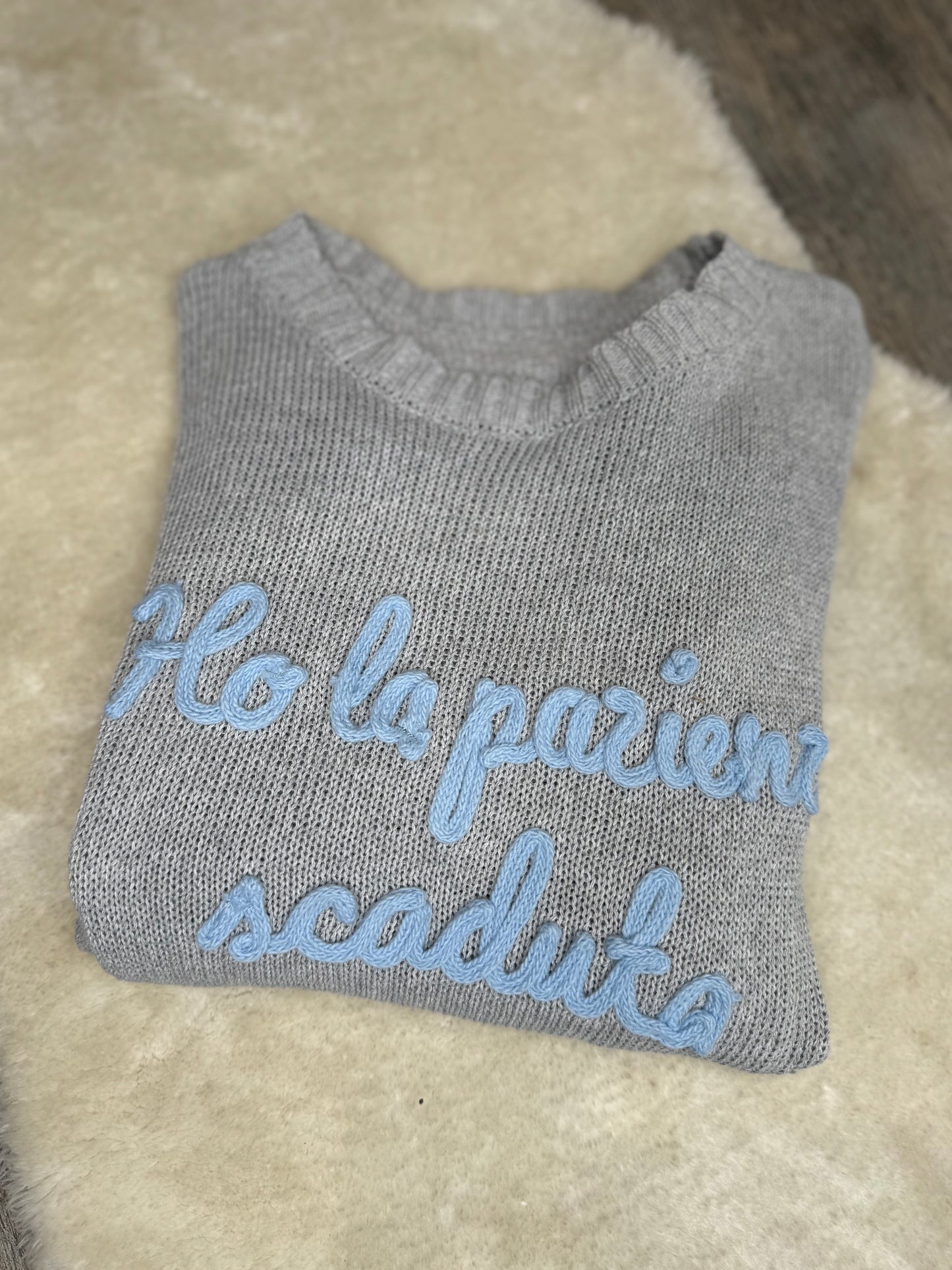 Maglioncino “Ho la pazienza scaduta”