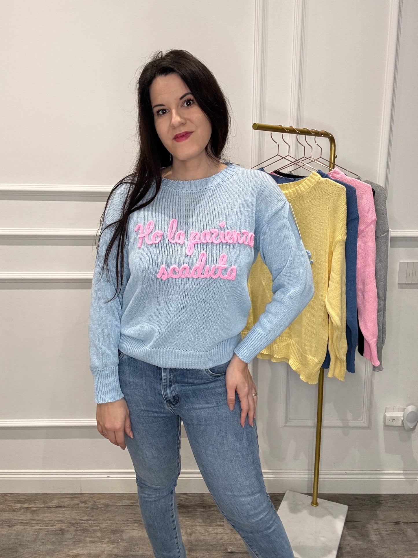 Maglioncino “Ho la pazienza scaduta”