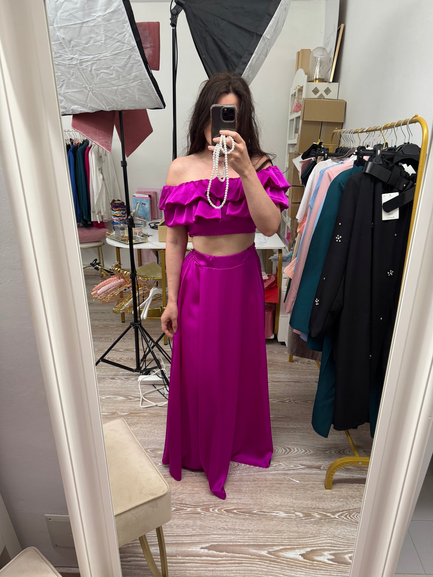 Coordinato top e gonna
