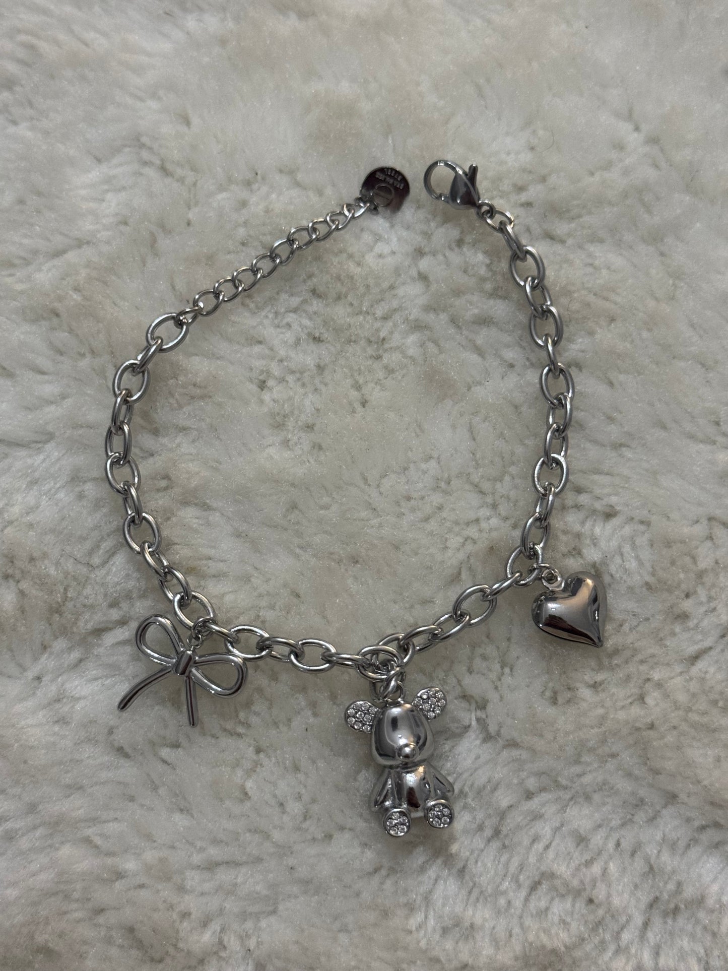 Bracciale fiocco teddy