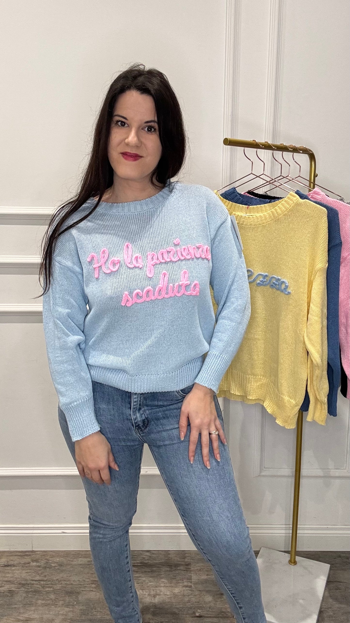 Maglioncino “Ho la pazienza scaduta”