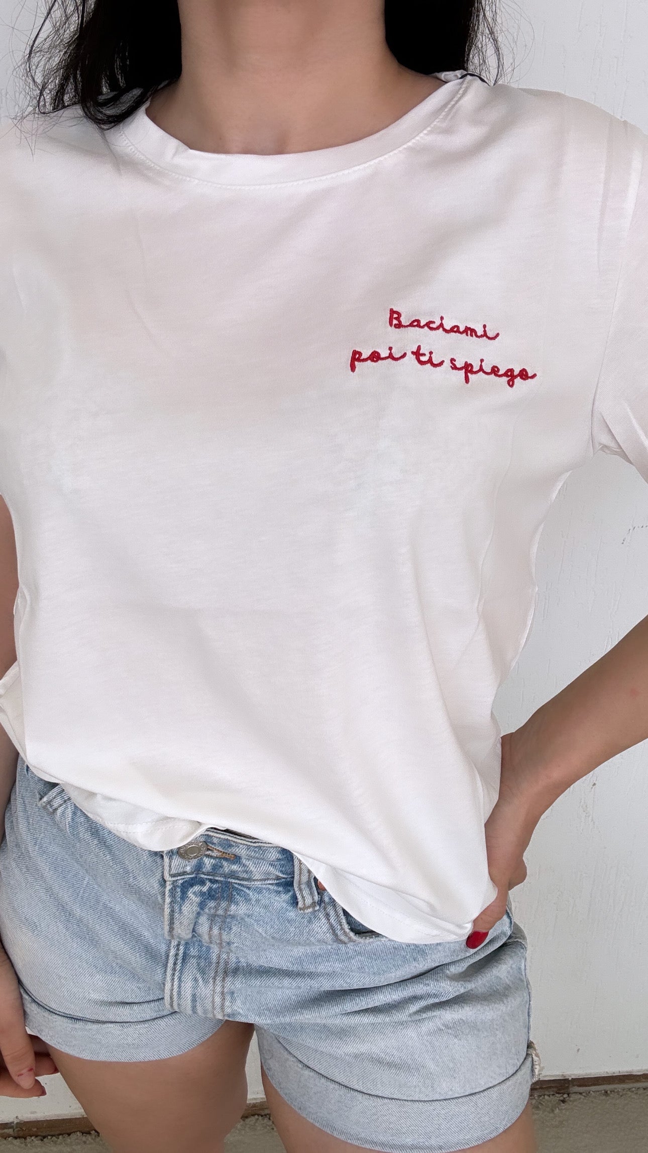 T-Shirt Baciami poi ti spiego