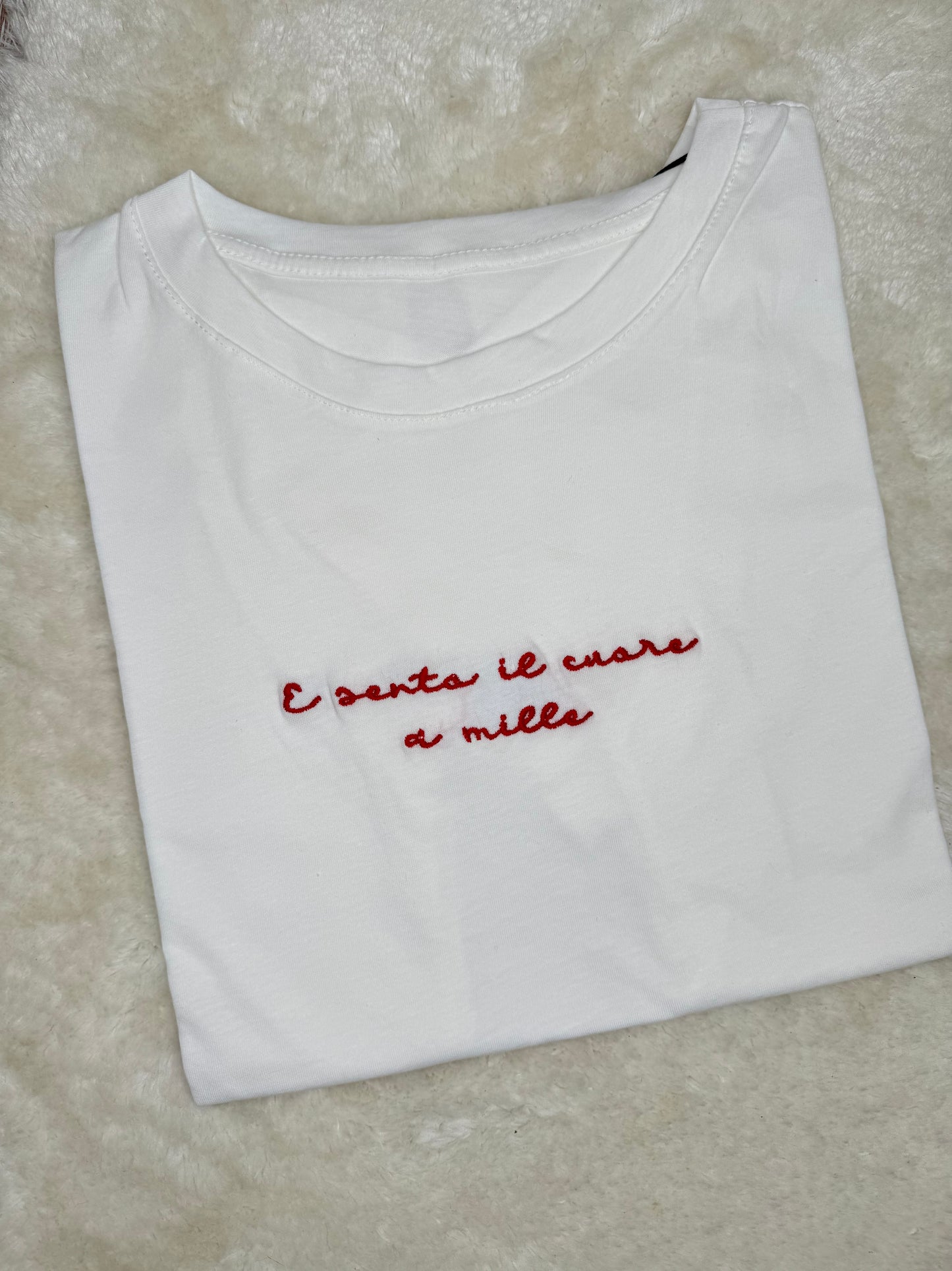 T-Shirt “e sento il cuore a mille”