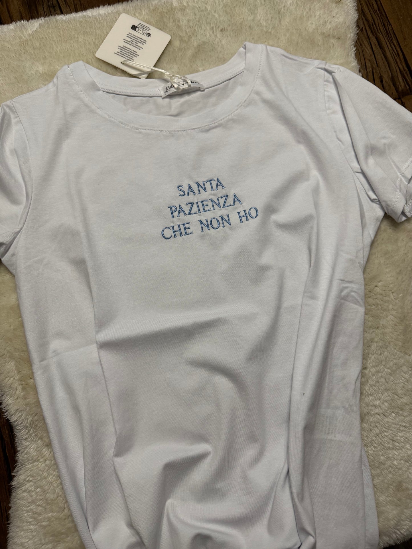 T-shirt “Santa pazienza che non ho”