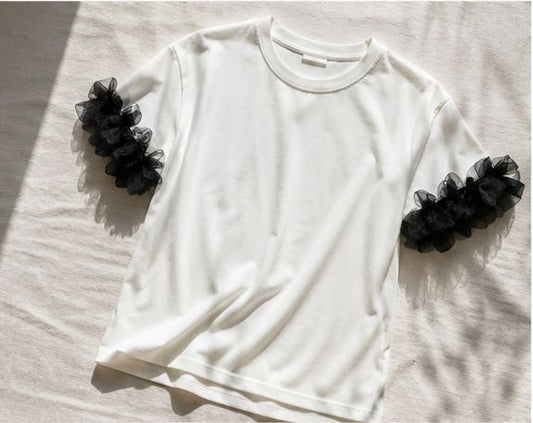 T-shirt fiori 3d