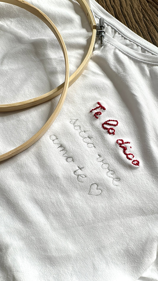 T-Shirt ricamo personalizzato