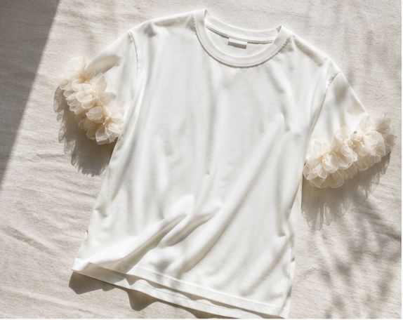 T-shirt fiori 3d