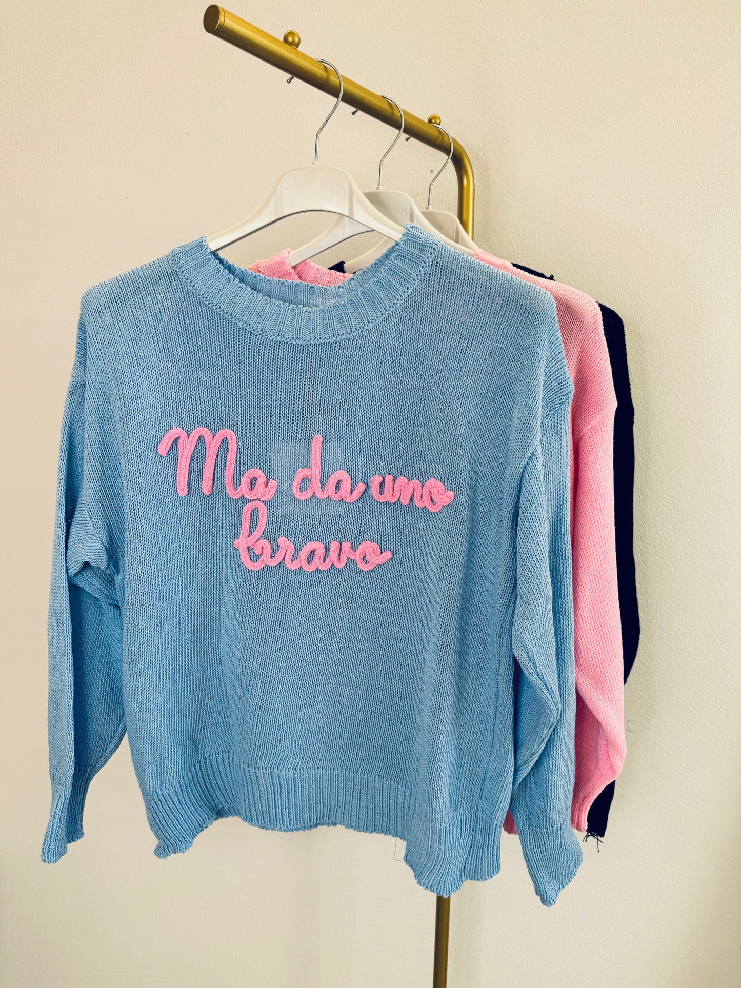 Maglioncino “Ma da uno bravo”