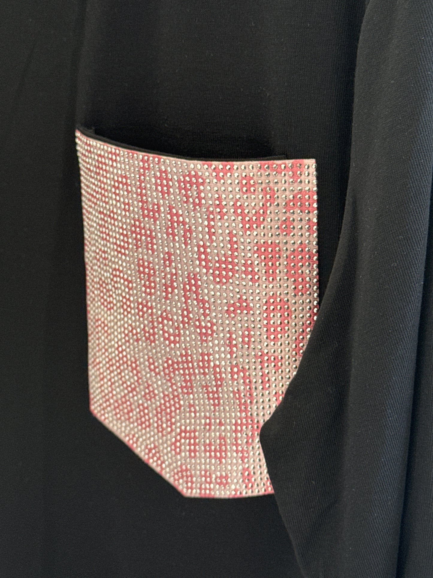 T-Shirt tasca strass