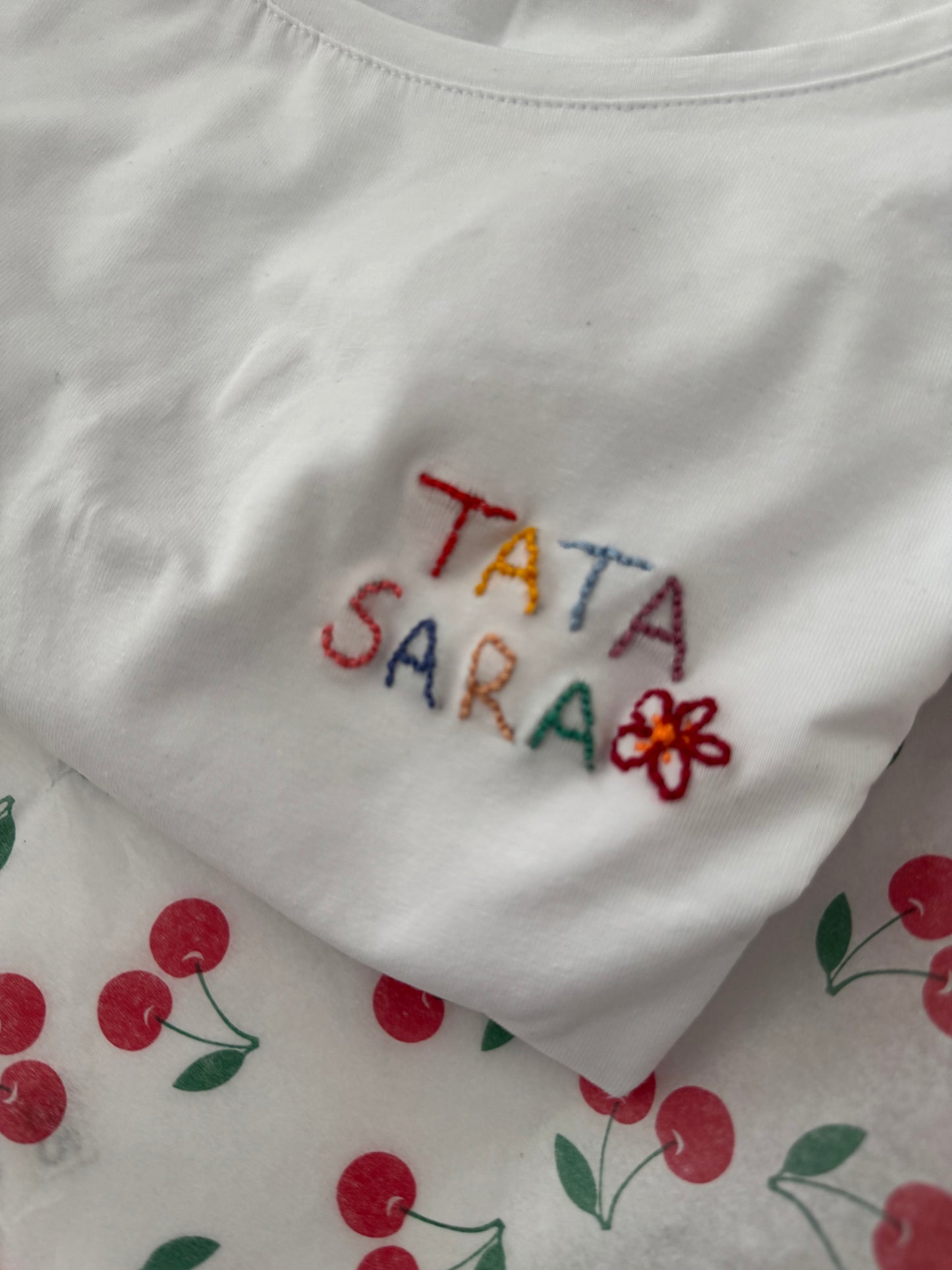 T-Shirt ricamo personalizzato