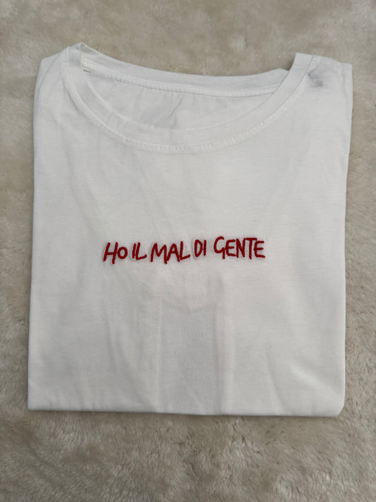 T-Shirt “Ho mal di gente”