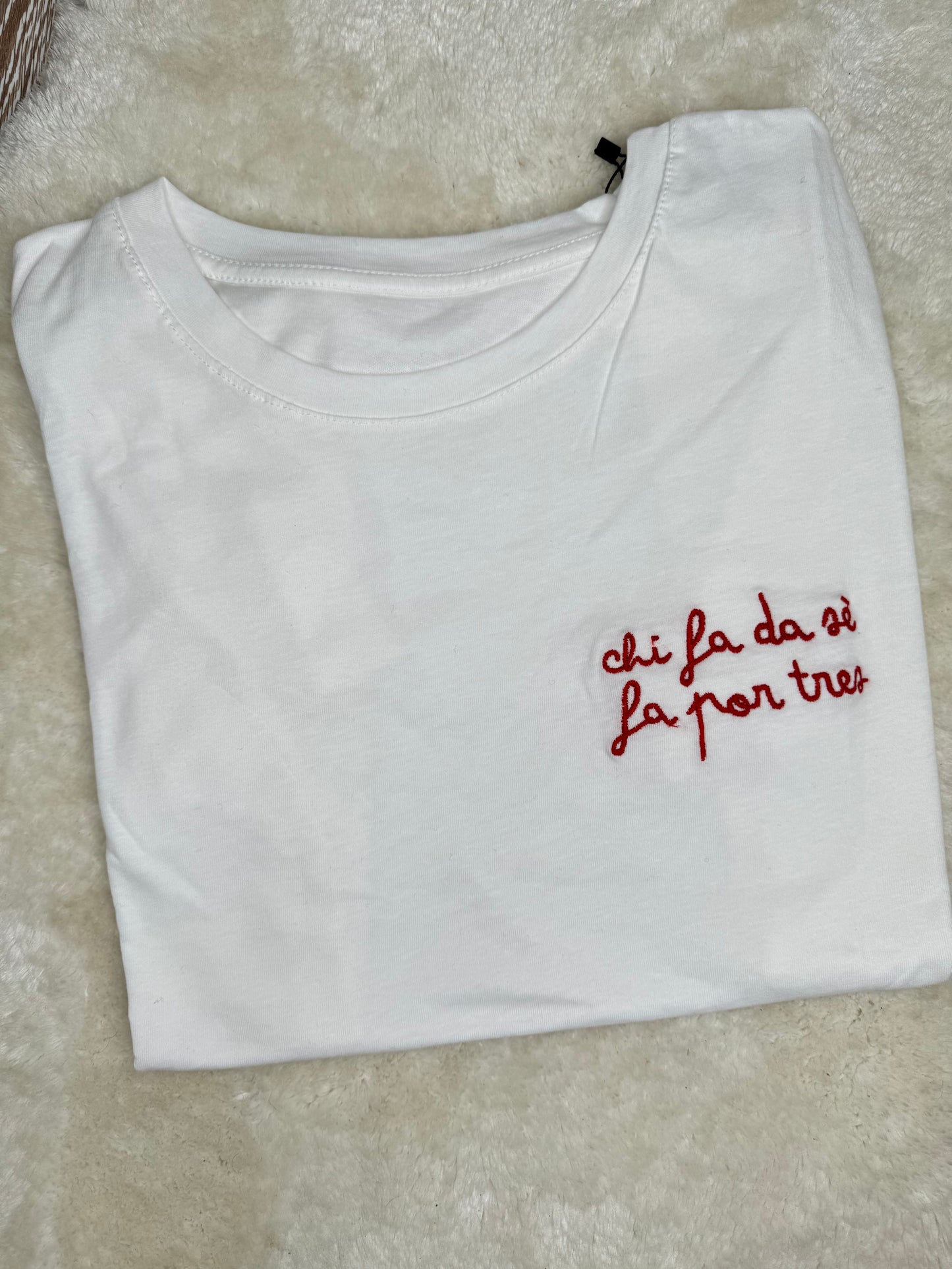 T-Shirt “chi fa da se fa por tres”