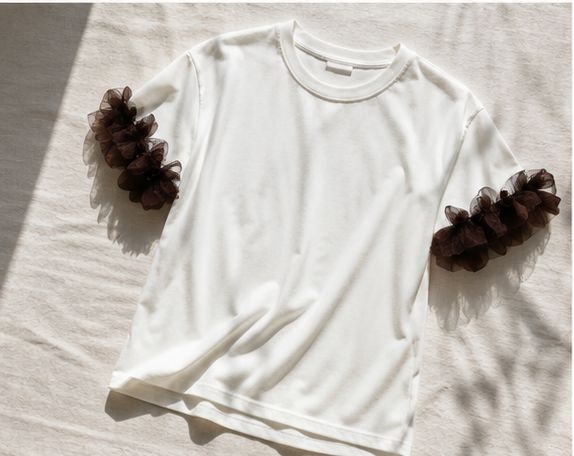T-shirt fiori 3d