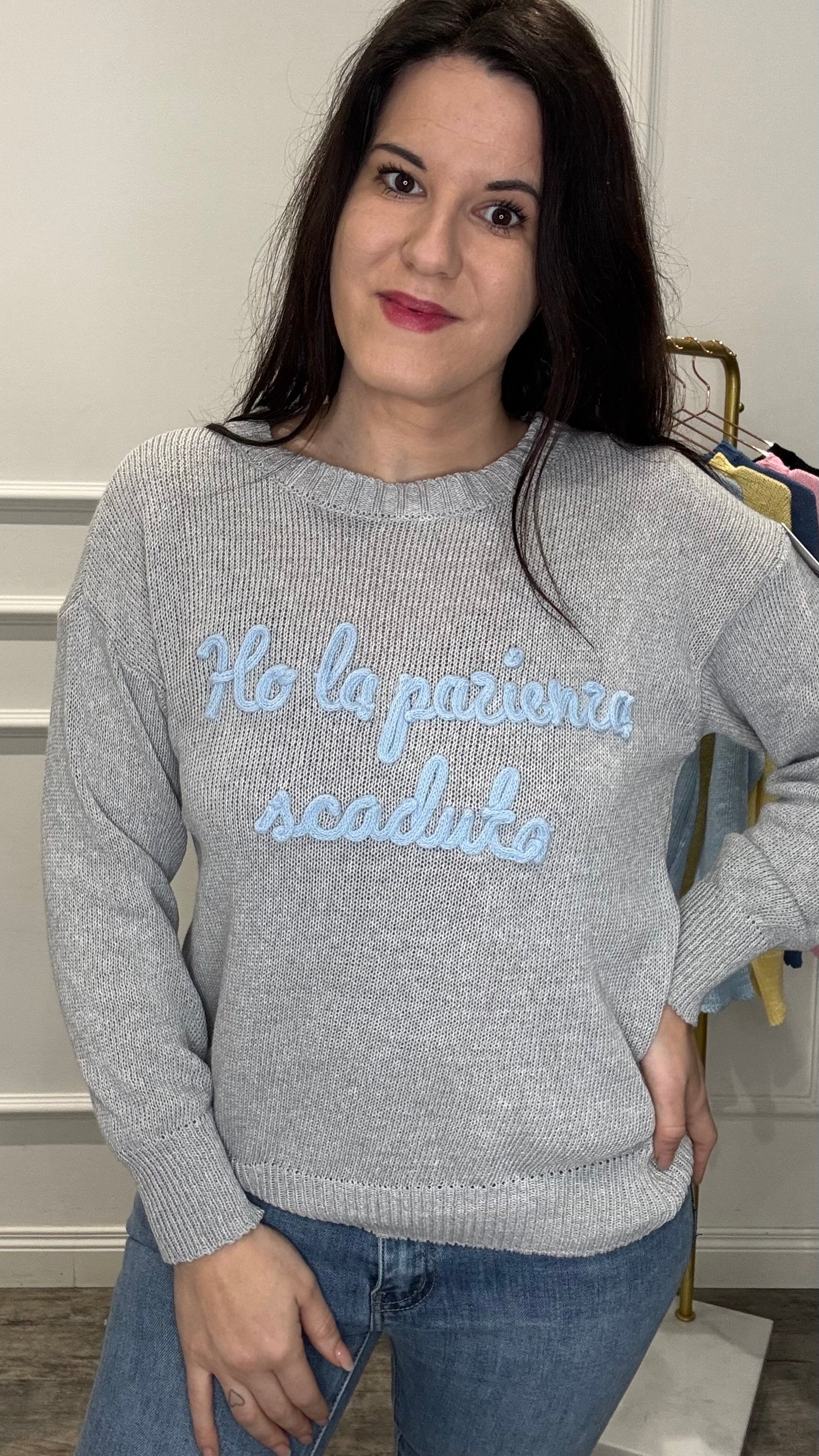 Maglioncino “Ho la pazienza scaduta”
