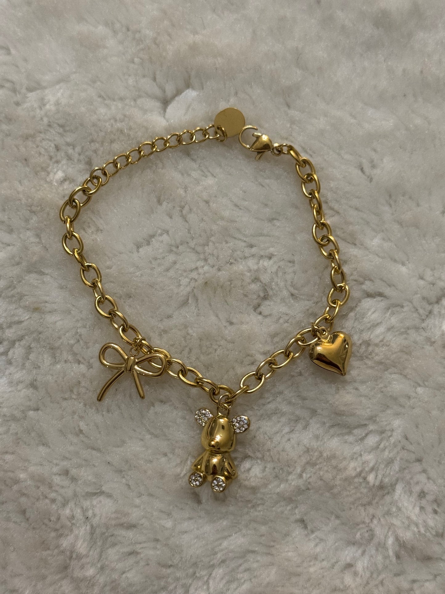 Bracciale fiocco teddy
