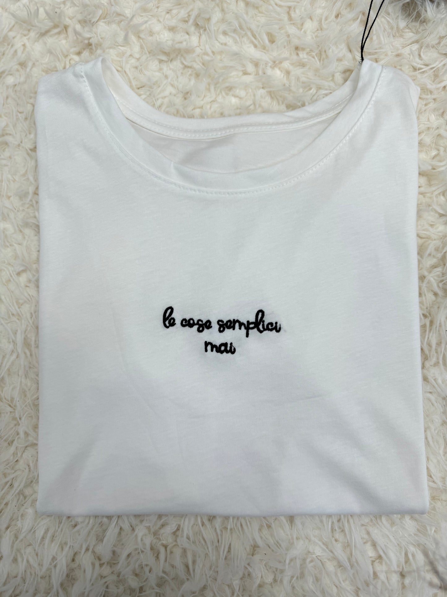 T-Shirt “le cose semplici mai”