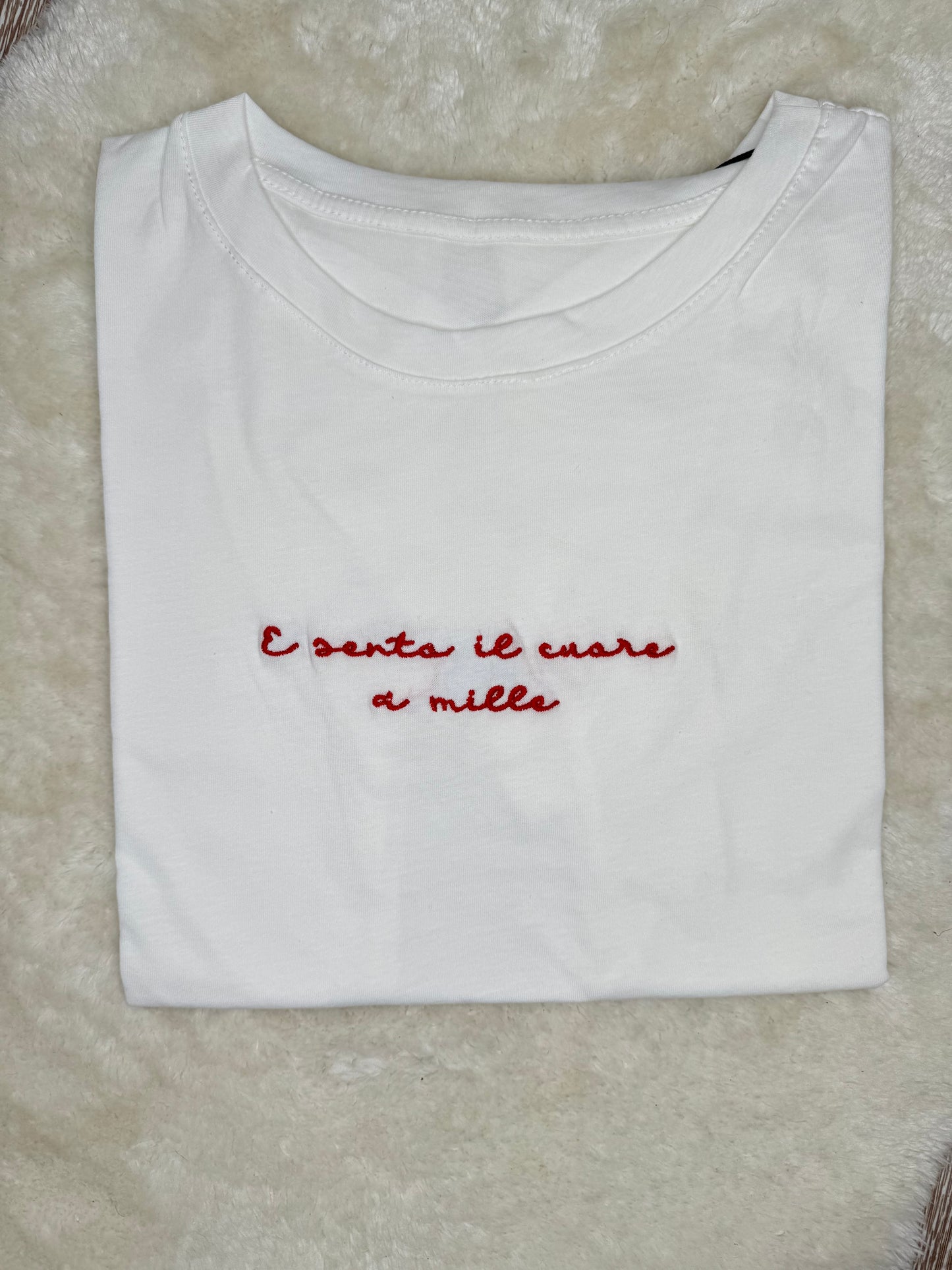 T-Shirt “e sento il cuore a mille”