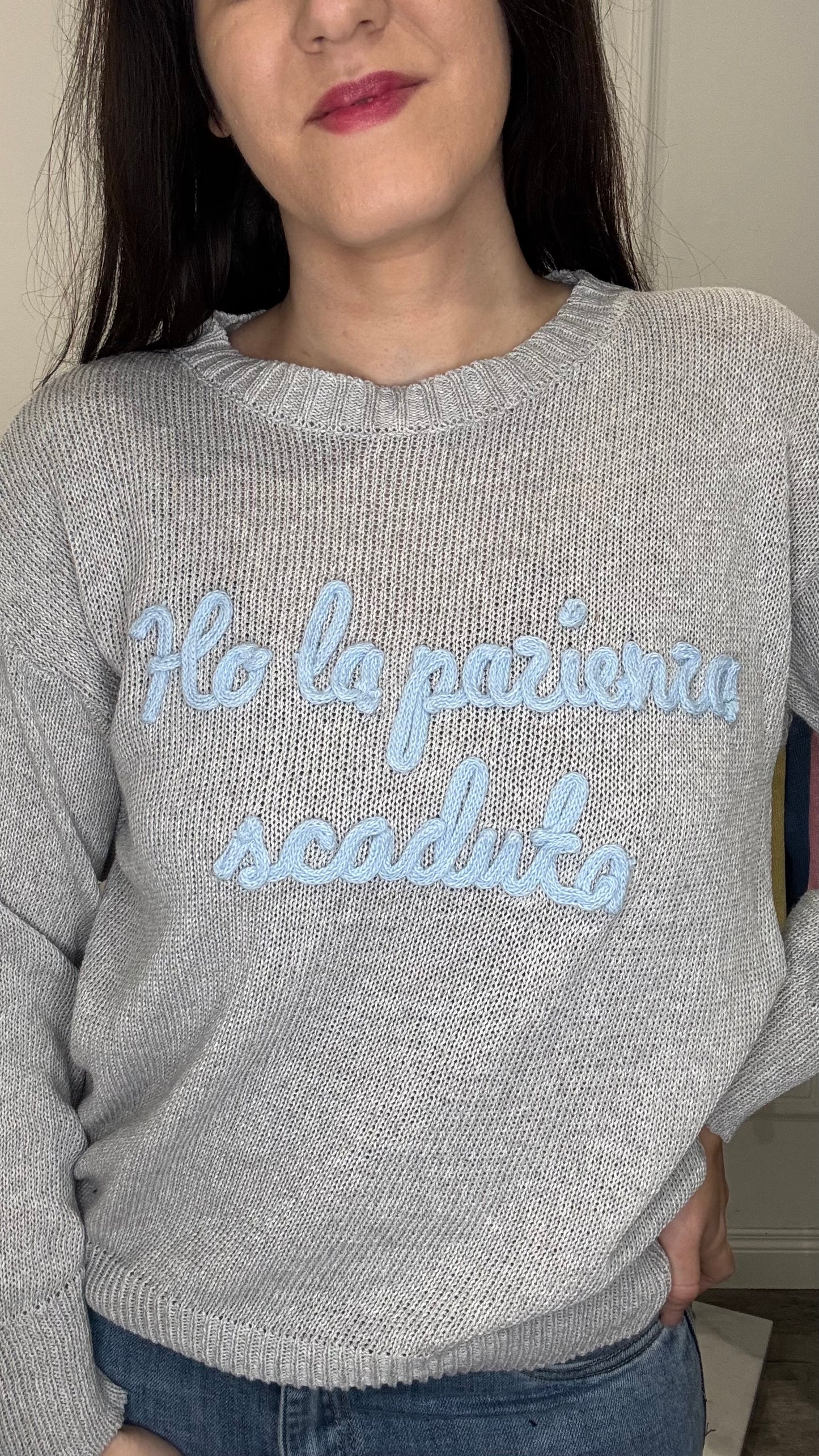 Maglioncino “Ho la pazienza scaduta”