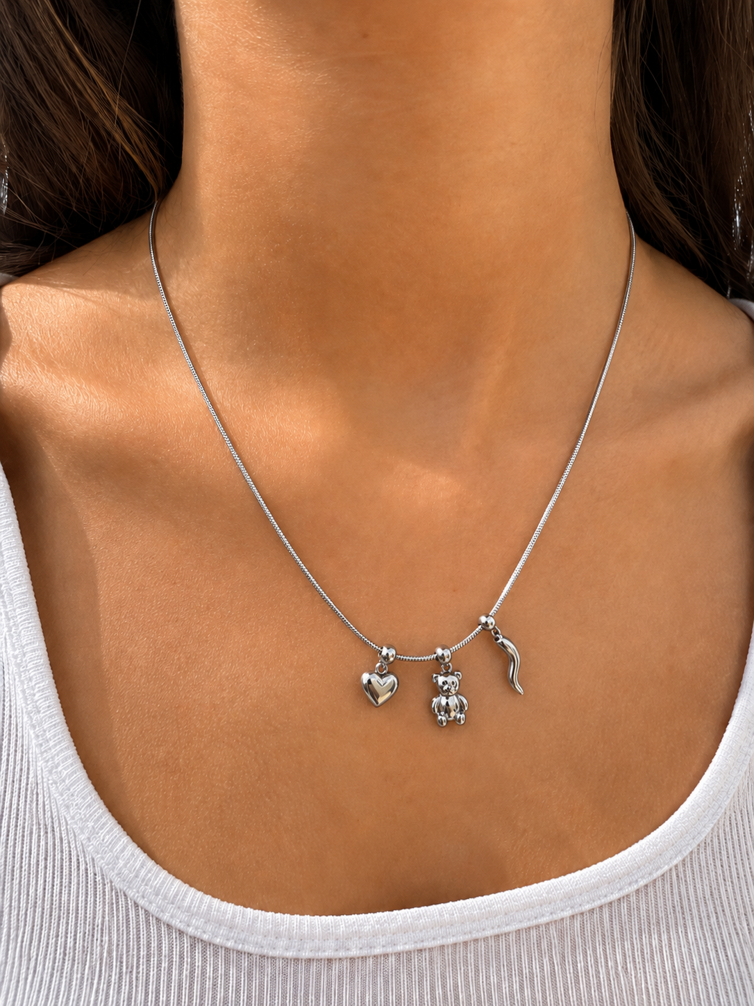 Collana Teddy portafortuna