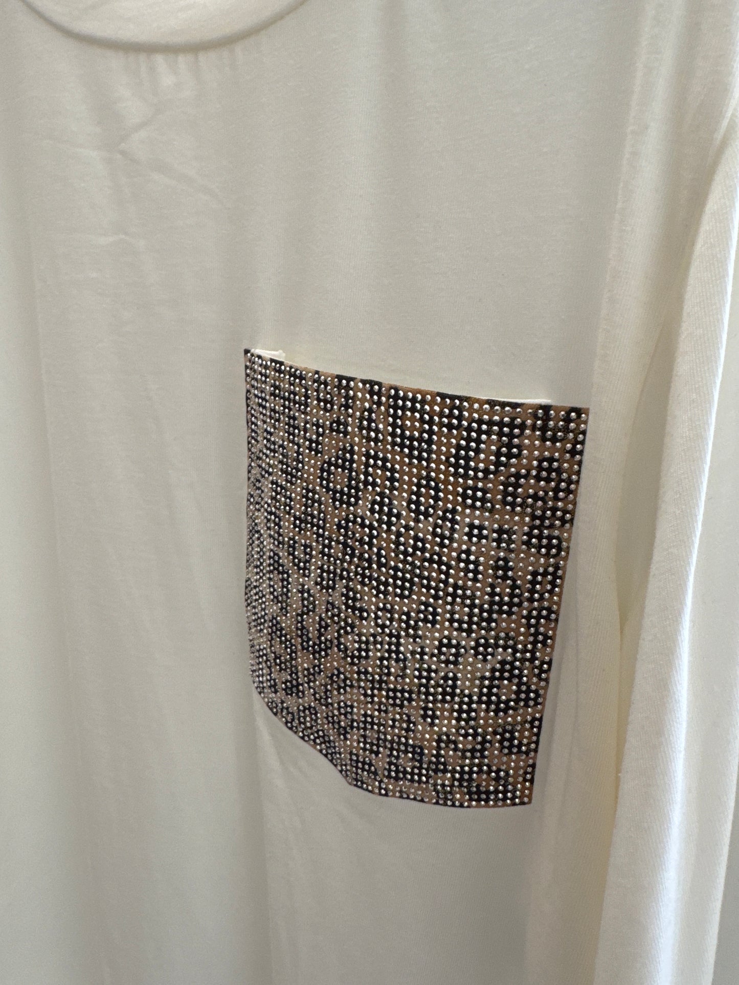 T-Shirt tasca strass