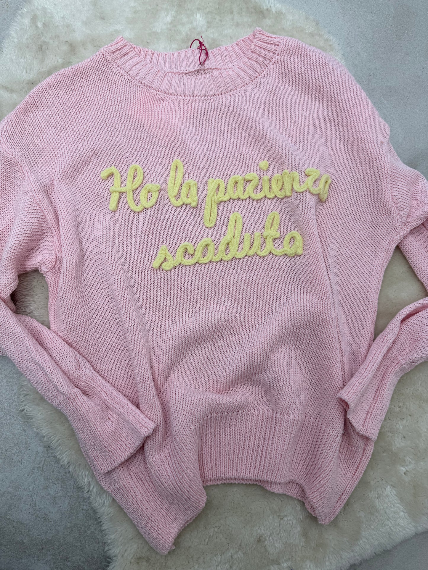 Maglioncino “Ho la pazienza scaduta”