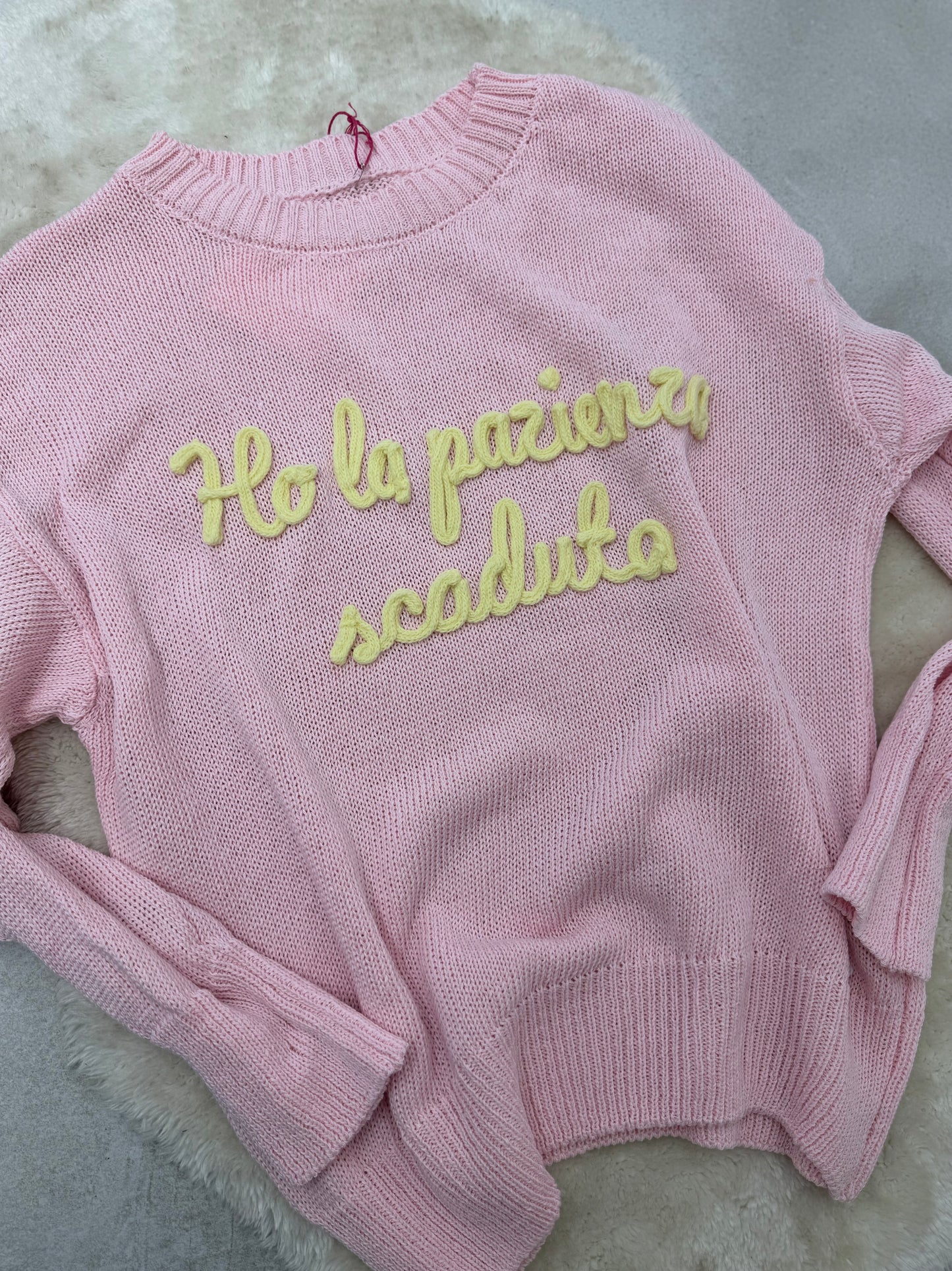 Maglioncino “Ho la pazienza scaduta”
