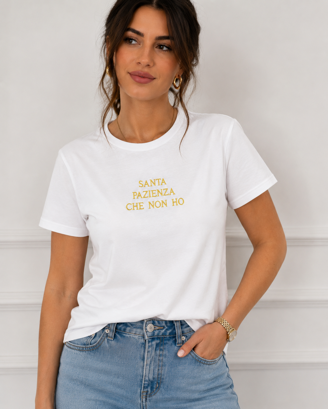 T-shirt “Santa pazienza che non ho”