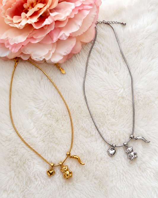 Collana Teddy portafortuna