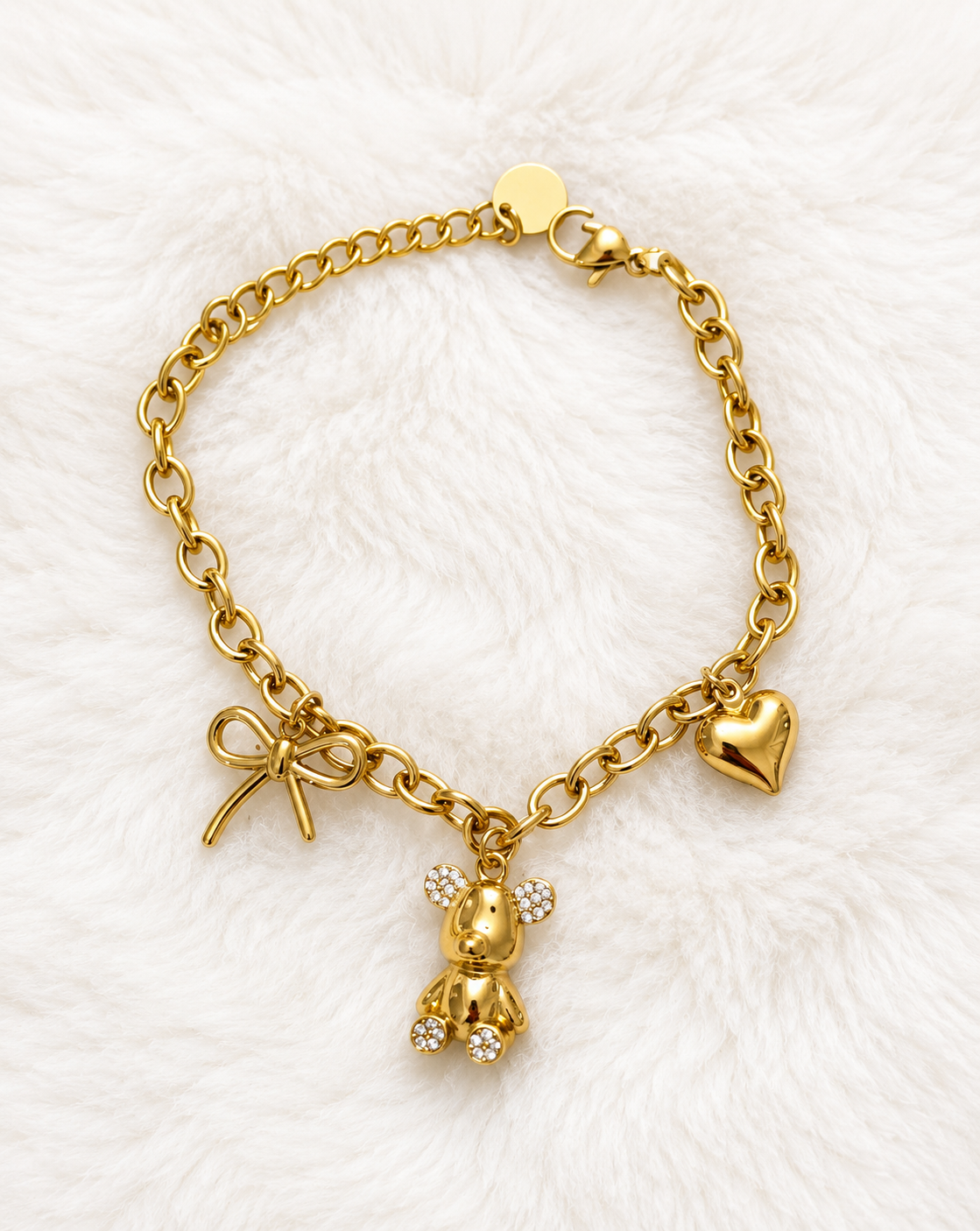 Bracciale fiocco teddy